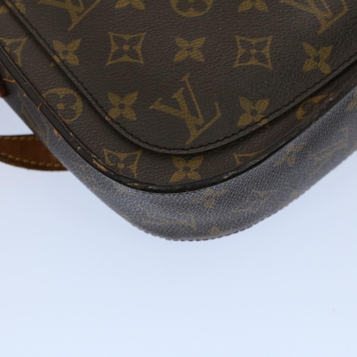 LOUIS VUITTON Monogram Saint Cloud GM Shoulder Bag M51242 LV ar10145B