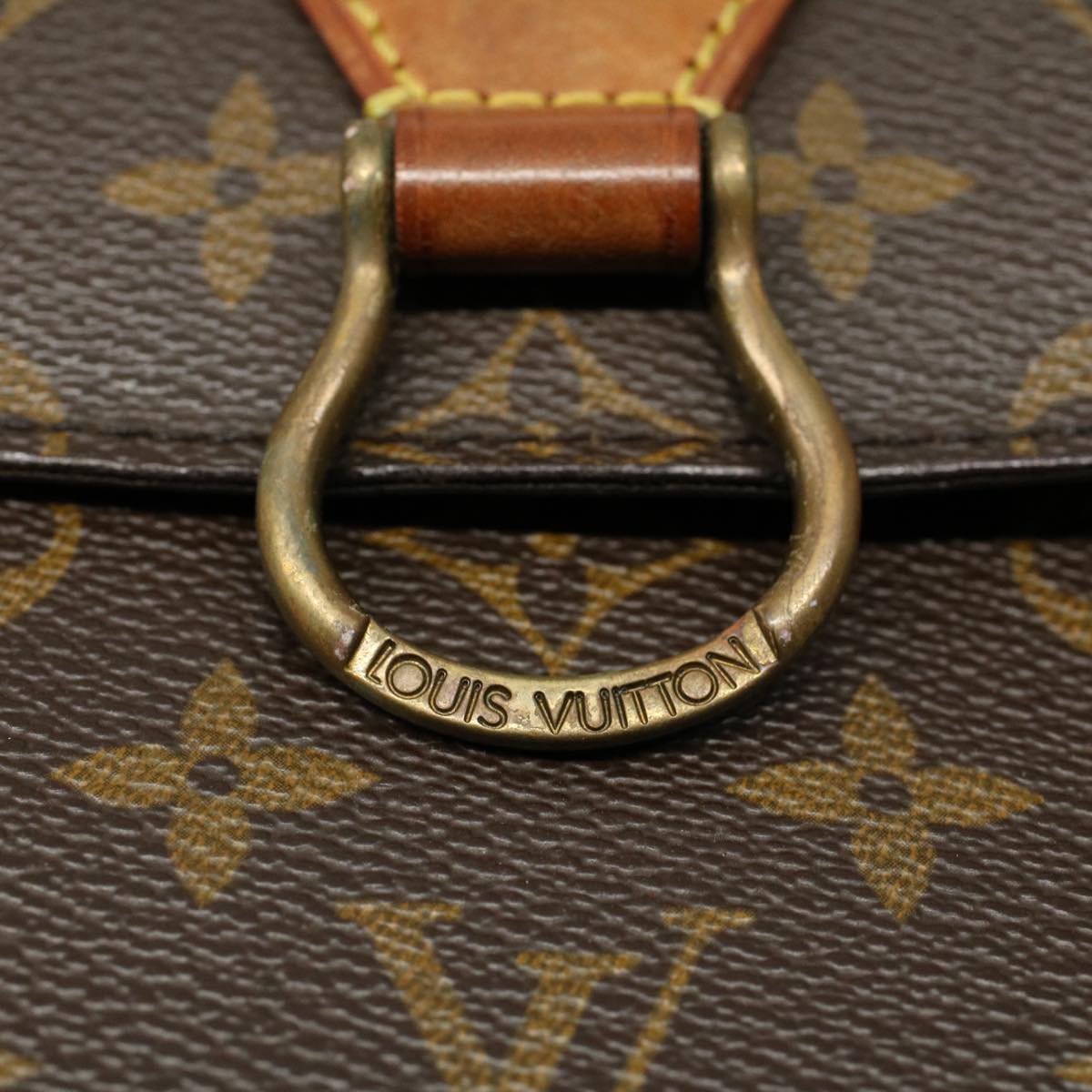 LOUIS VUITTON Monogram Saint Cloud GM Shoulder Bag M51242 LV ar10145B
