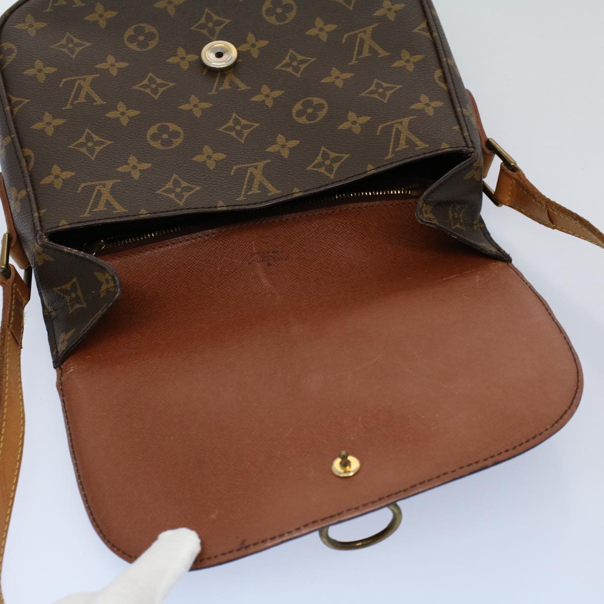 LOUIS VUITTON Monogram Saint Cloud GM Shoulder Bag M51242 LV ar10145B