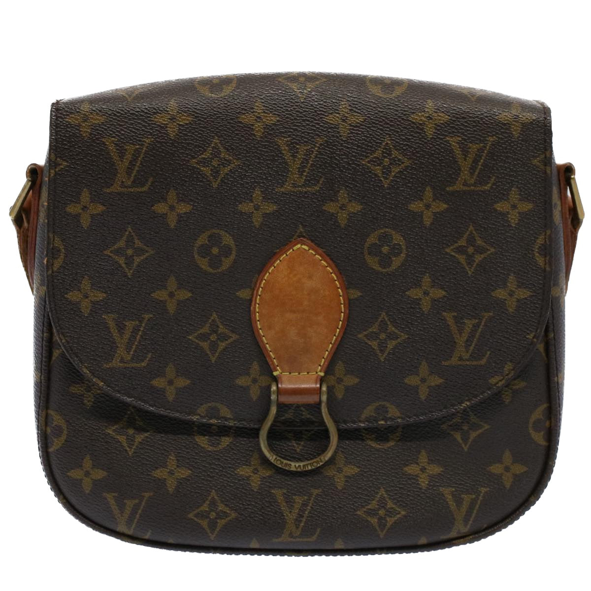 LOUIS VUITTON Monogram Saint Cloud GM Shoulder Bag M51242 LV ar10145B