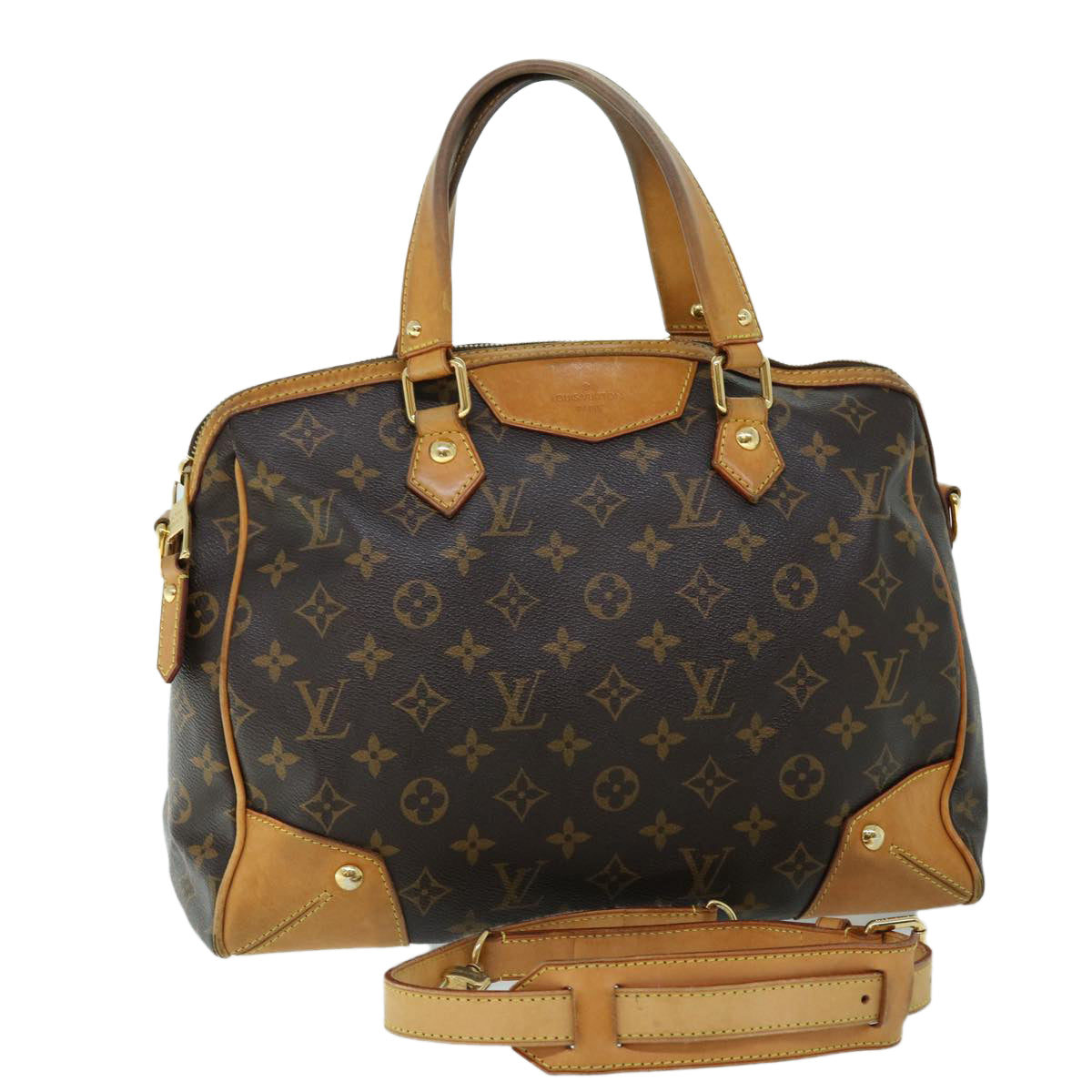 LOUIS VUITTON Monogram Retiro PM Shoulder Bag M40325 LV ar10149B
