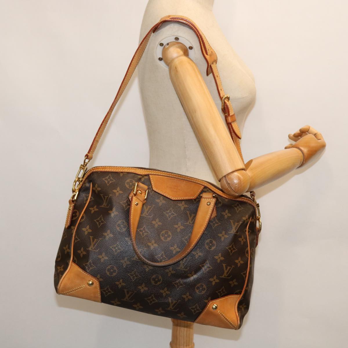LOUIS VUITTON Monogram Retiro PM Shoulder Bag M40325 LV ar10149B