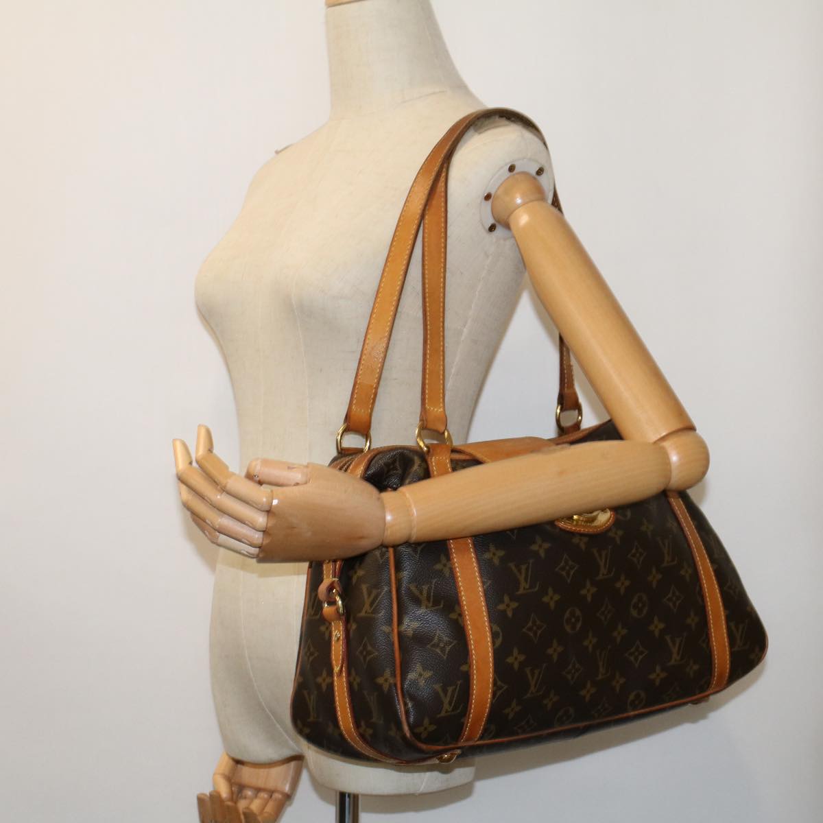 LOUIS VUITTON Monogram Stresa PM Tote Bag N42220 LV ar10151B