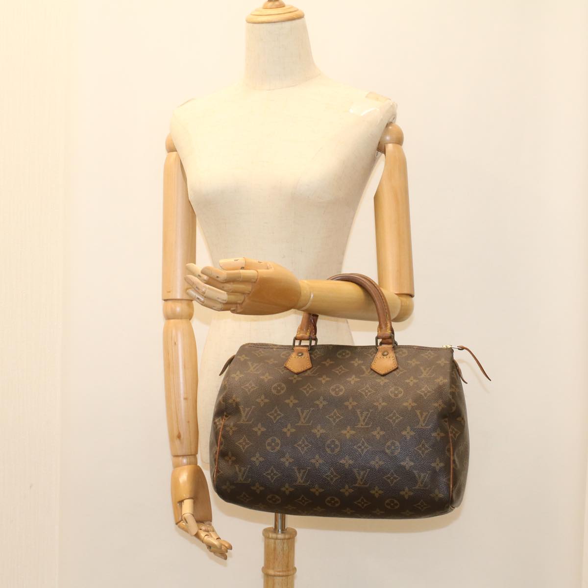 LOUIS VUITTON Monogram Speedy 30 Hand Bag M41526 LV ar10159B