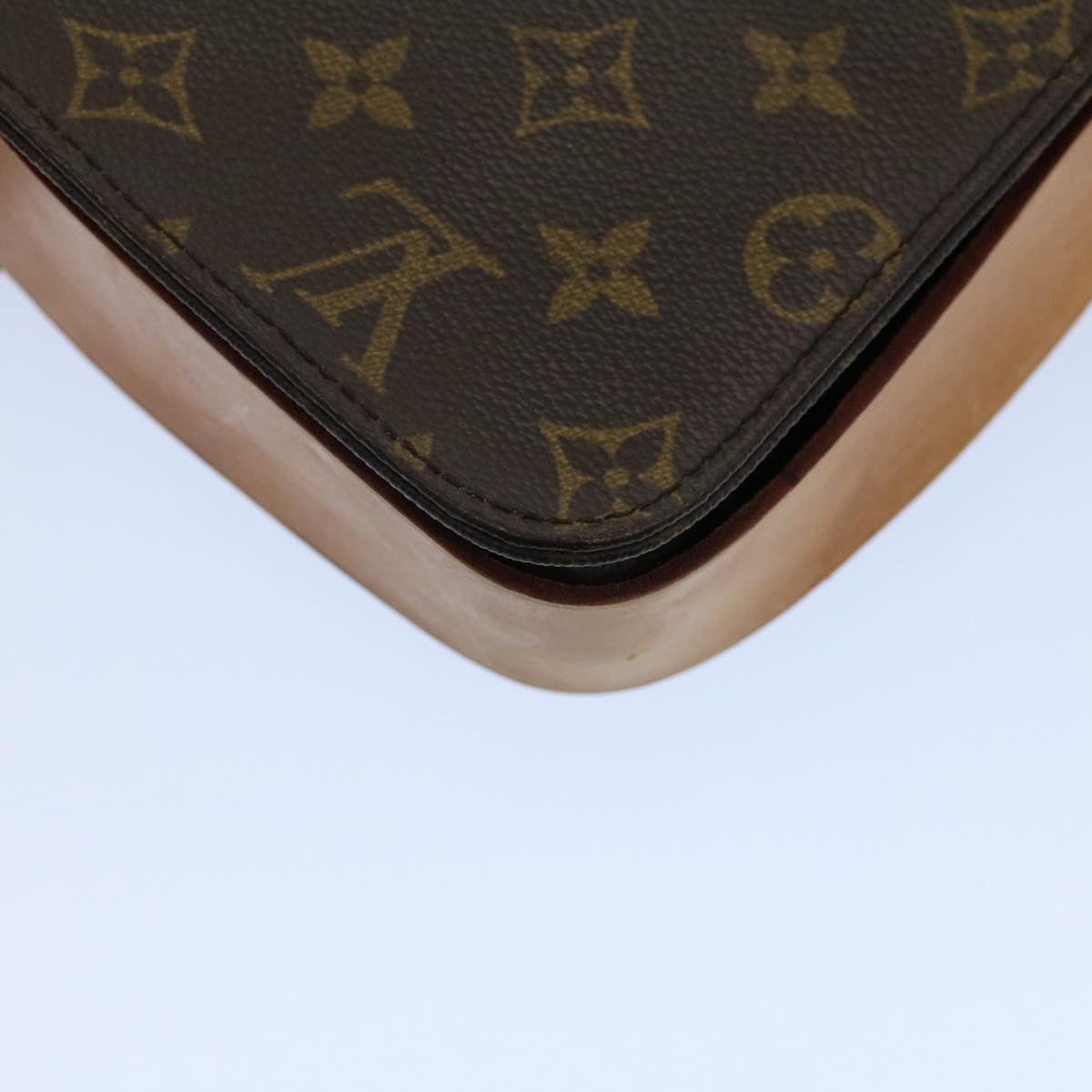 LOUIS VUITTON Monogram Cartouchiere GM Shoulder Bag M51252 LV ar10161B