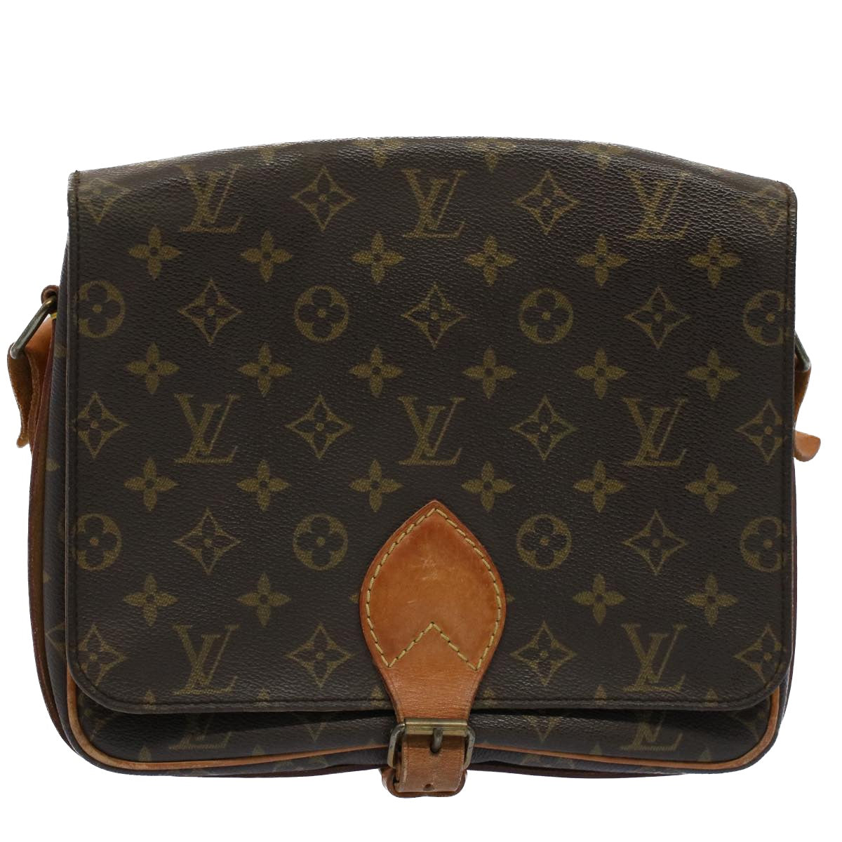 LOUIS VUITTON Monogram Cartouchiere GM Shoulder Bag M51252 LV ar10161B