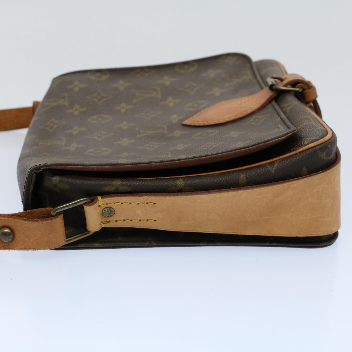 LOUIS VUITTON Monogram Cartouchiere GM Shoulder Bag M51252 LV ar10161B