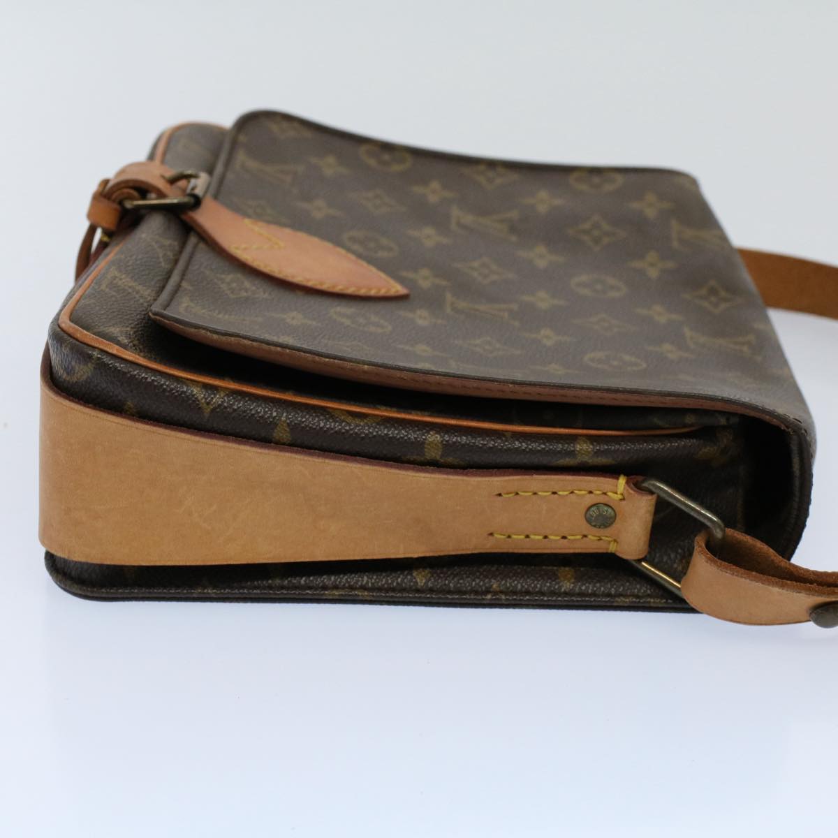 LOUIS VUITTON Monogram Cartouchiere GM Shoulder Bag M51252 LV ar10161B