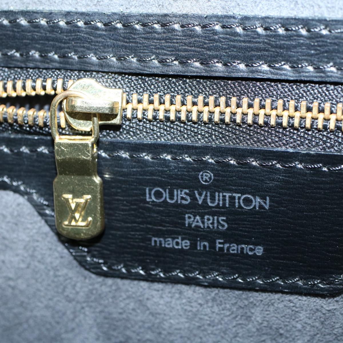 LOUIS VUITTON Epi Saint Jacques Shopping Shoulder Bag Black M52262 ar10162B