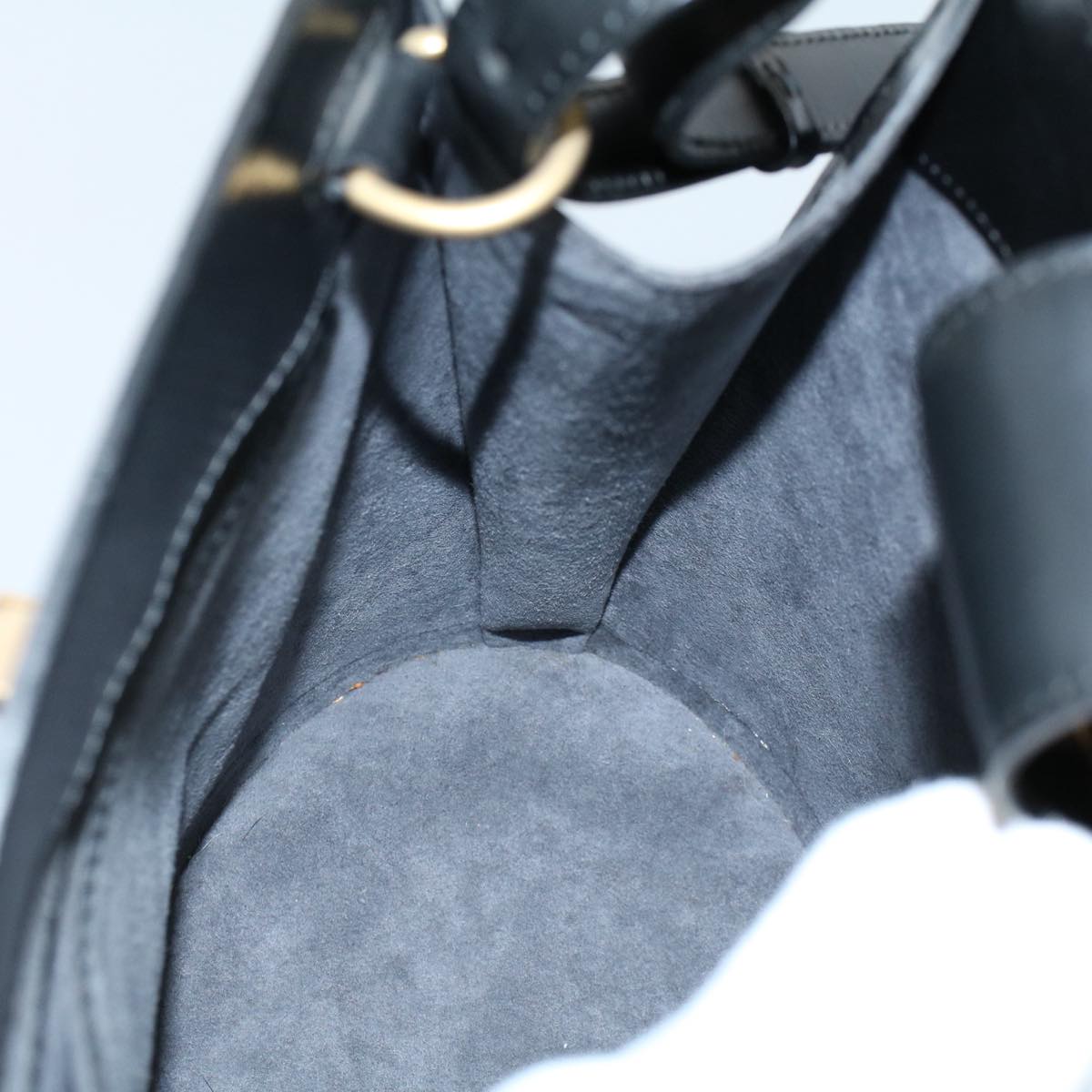 LOUIS VUITTON Epi Cluny Shoulder Bag Black M52252 LV ar10164B