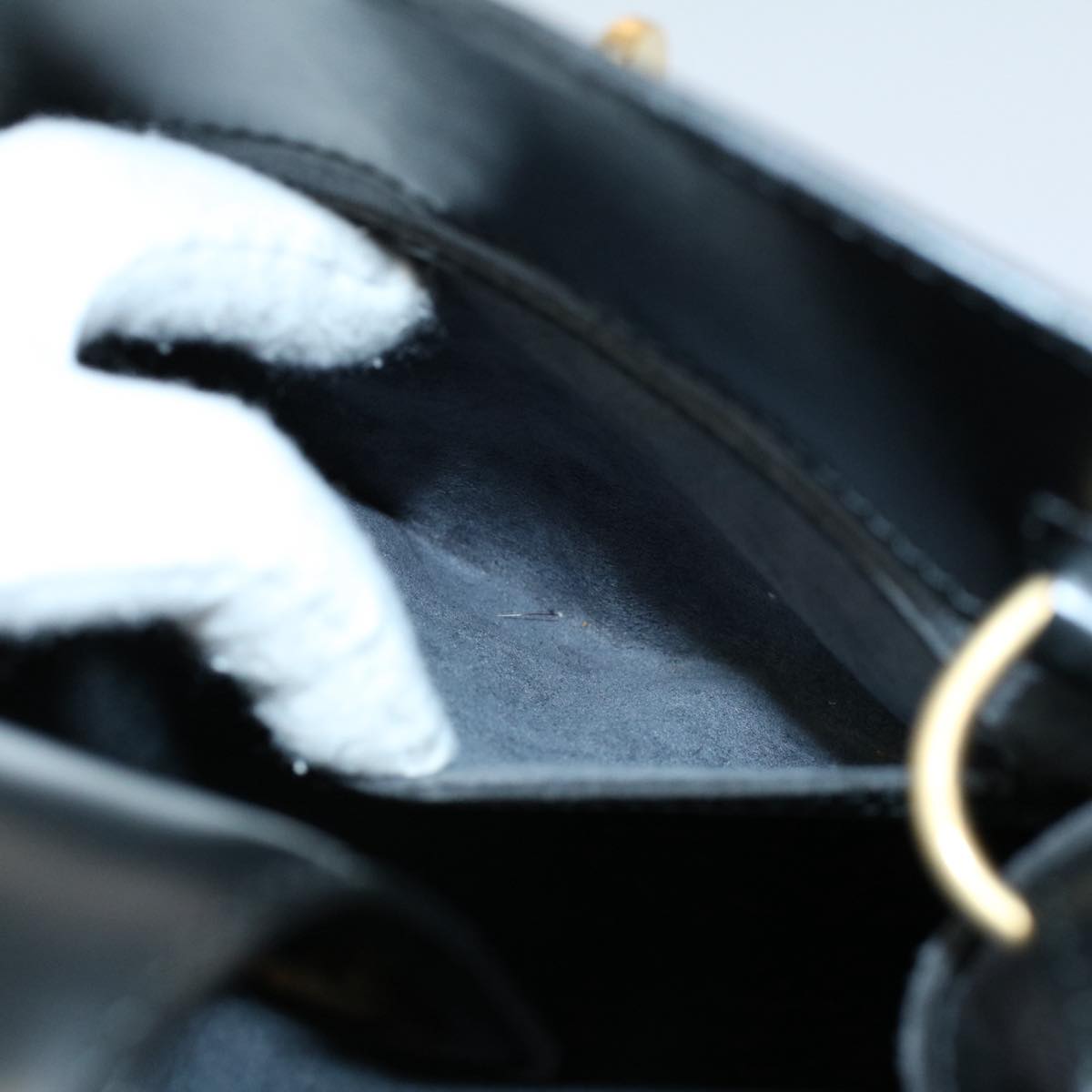 LOUIS VUITTON Epi Cluny Shoulder Bag Black M52252 LV ar10164B