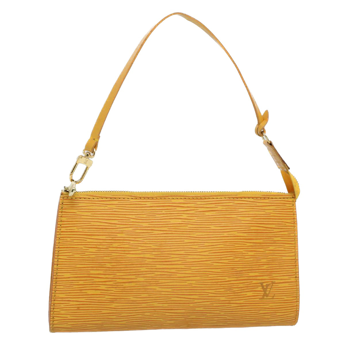 LOUIS VUITTON Epi Pochette Accessoires Pouch Vintage Yellow M52989 ar10195