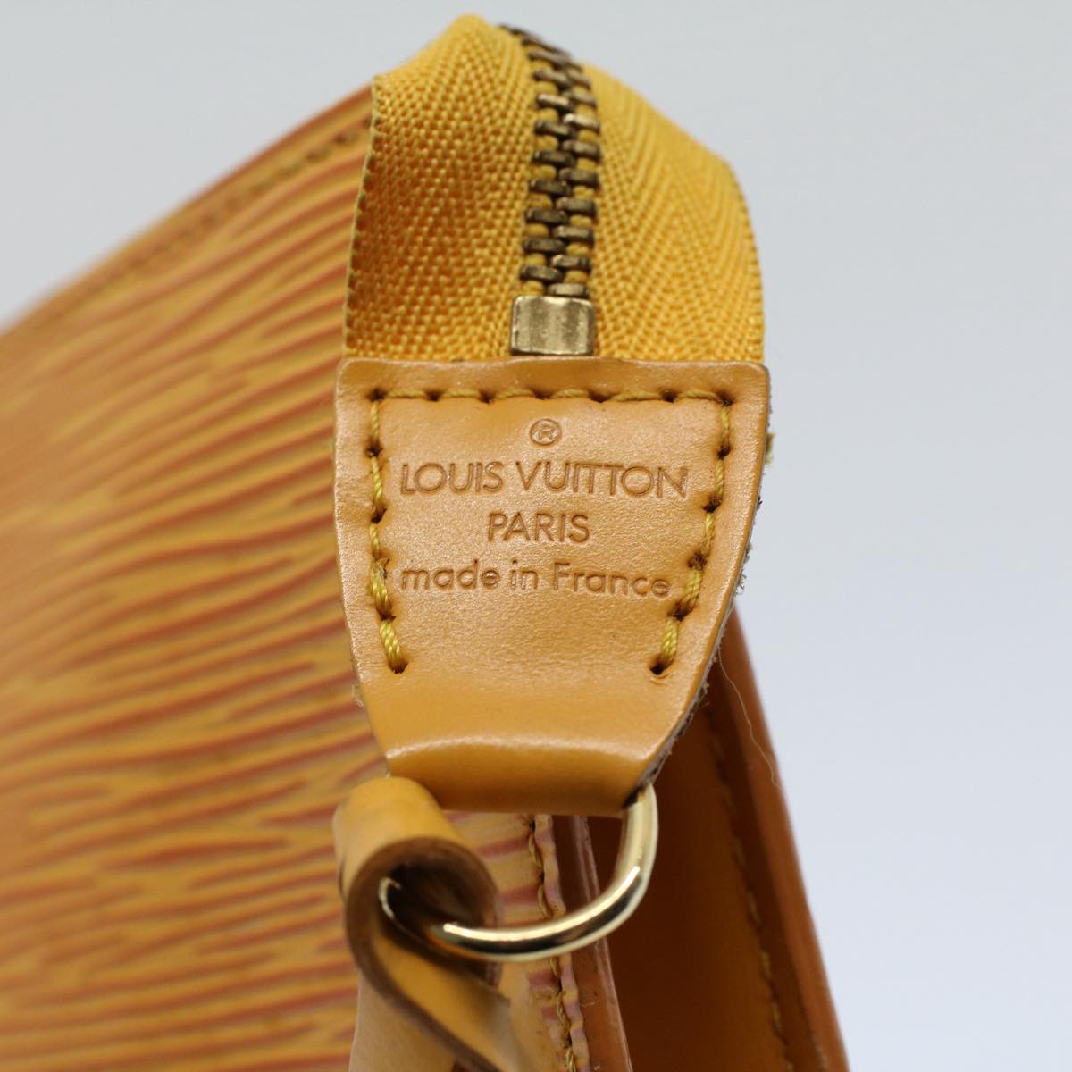 LOUIS VUITTON Epi Pochette Accessoires Pouch Vintage Yellow M52989 ar10195