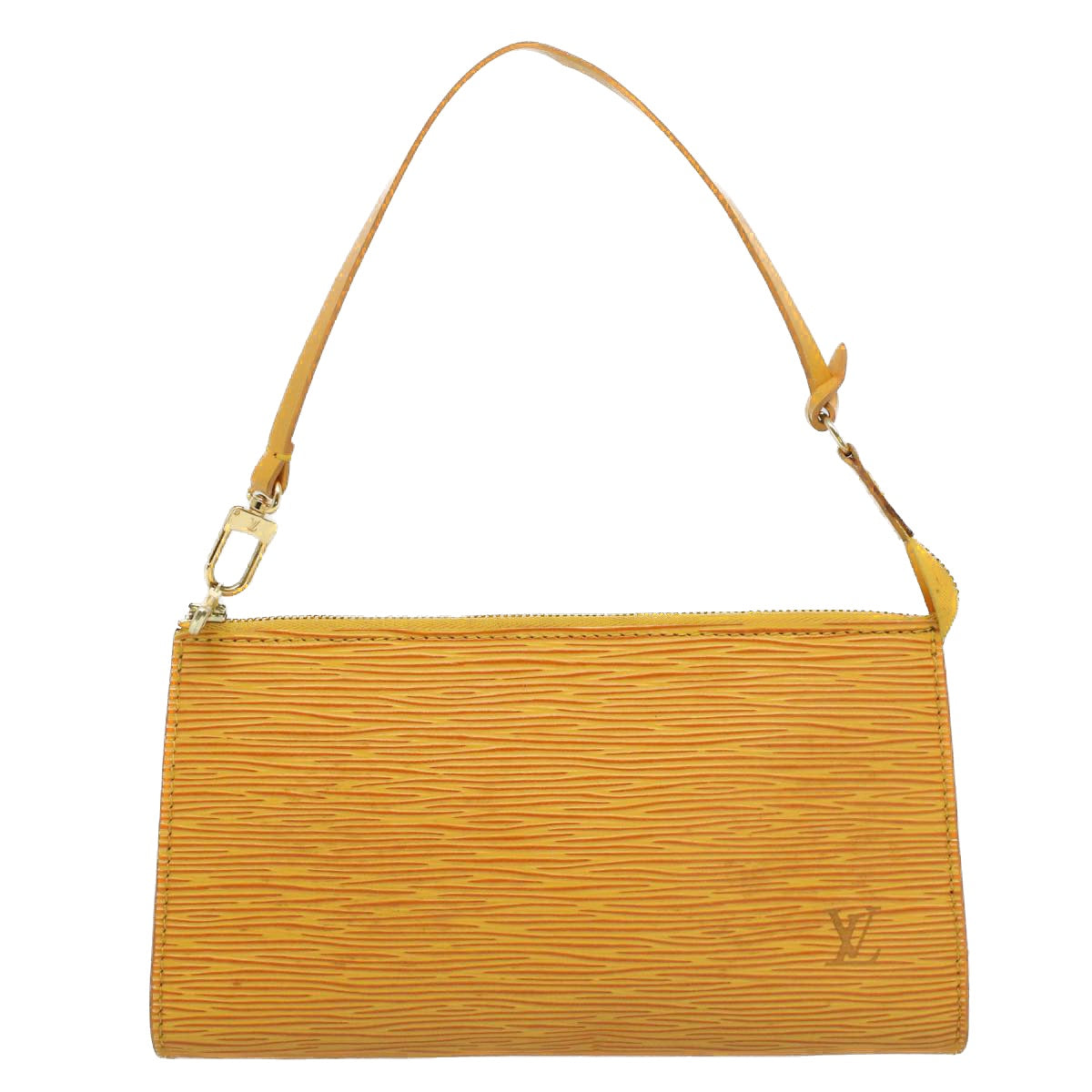 LOUIS VUITTON Epi Pochette Accessoires Pouch Vintage Yellow M52989 ar10195