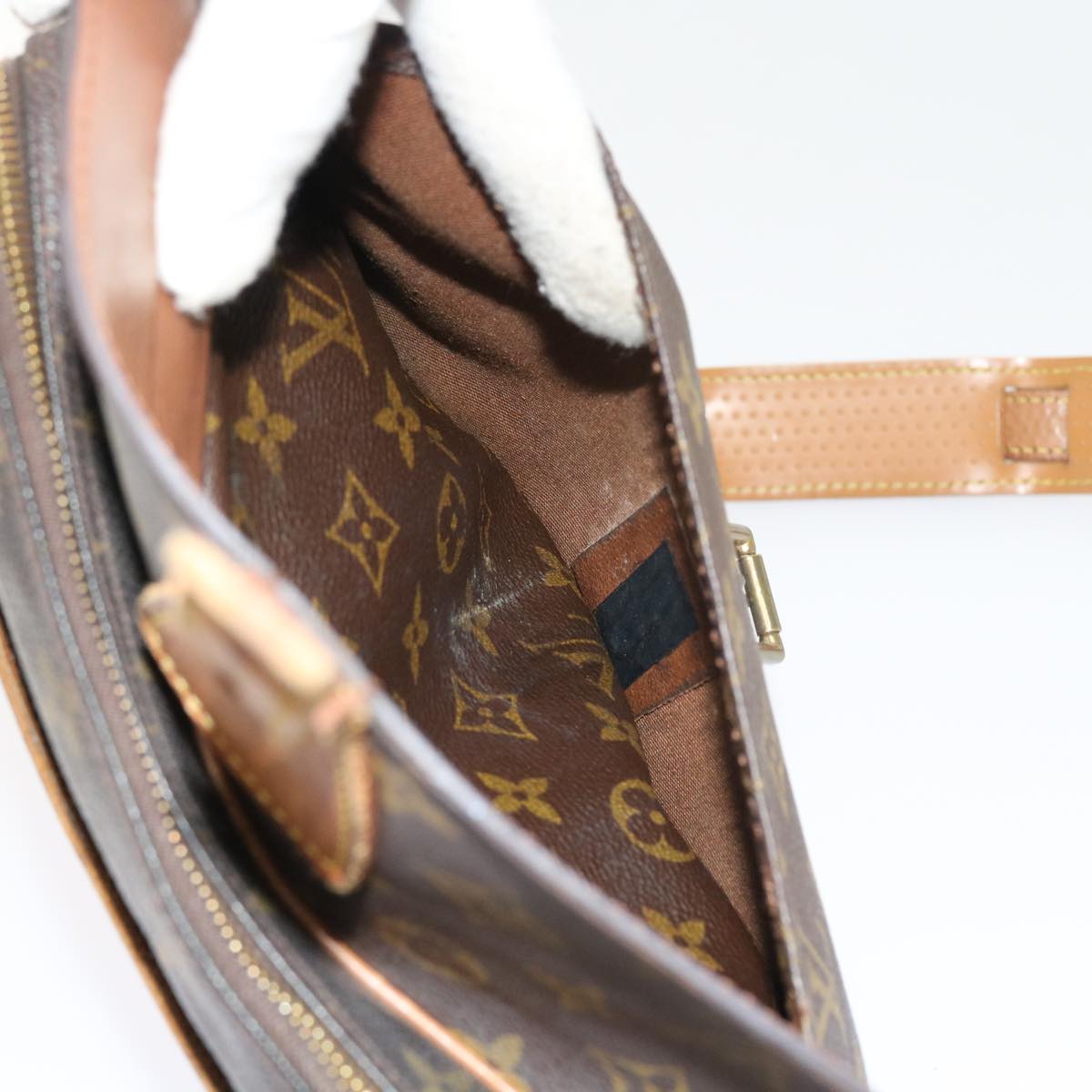 LOUIS VUITTON Monogram Jeune Fille GM Shoulder Bag M51225 LV ar10199