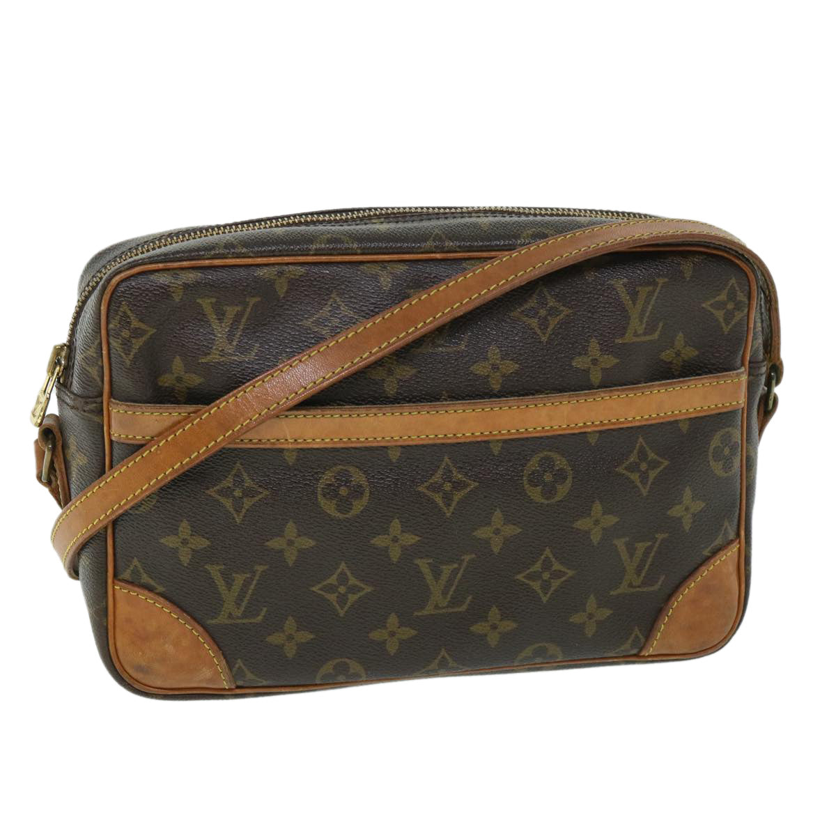 LOUIS VUITTON Monogram Trocadero 27 Shoulder Bag M51274 LV ar10201