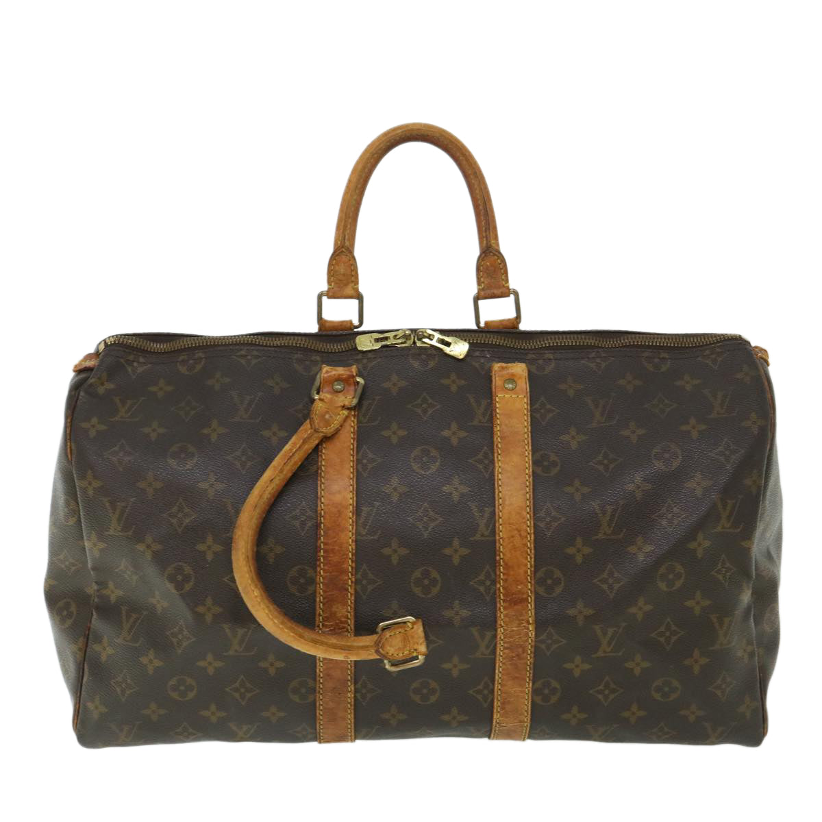 LOUIS VUITTON Monogram Keepall 45 Boston Bag M41428 LV ar10202