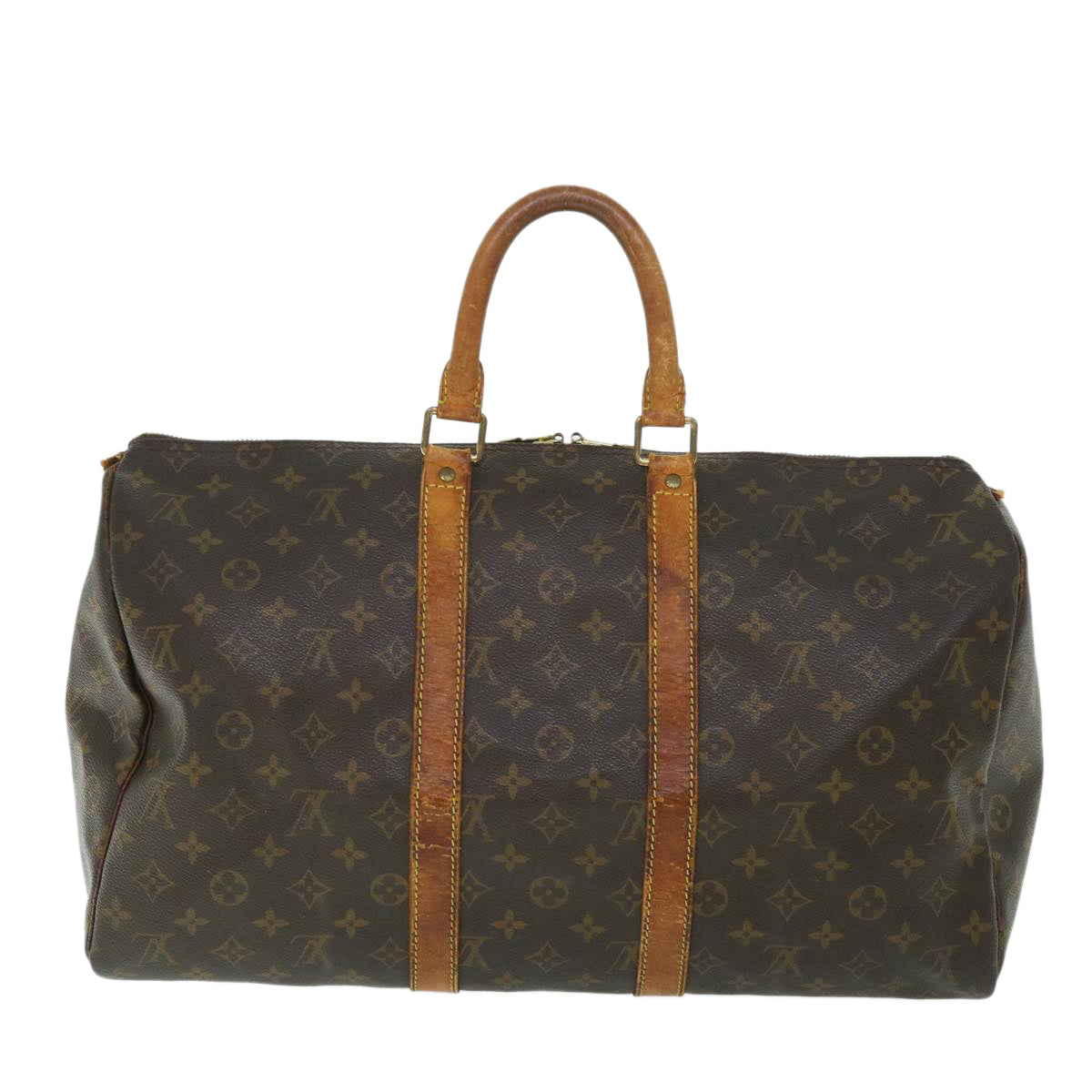 LOUIS VUITTON Monogram Keepall 45 Boston Bag M41428 LV ar10202