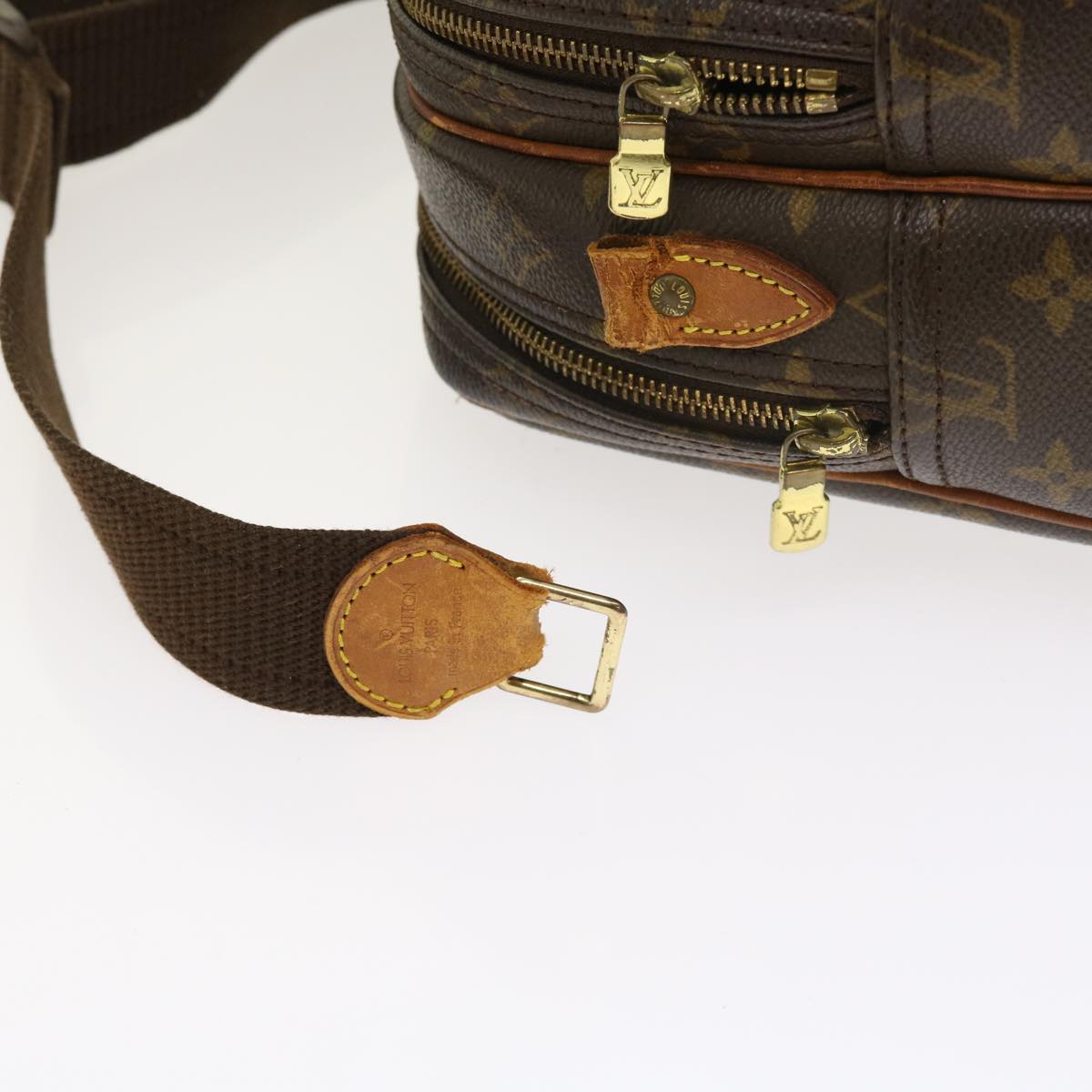 LOUIS VUITTON Monogram Reporter PM Shoulder Bag M45254 LV ar10208