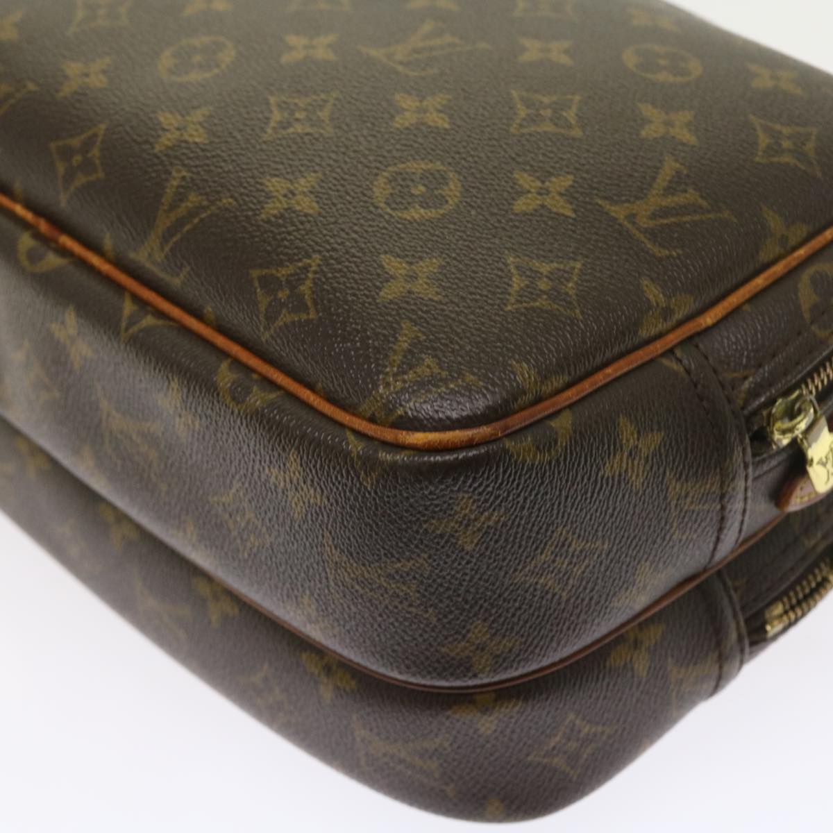 LOUIS VUITTON Monogram Reporter PM Shoulder Bag M45254 LV ar10208