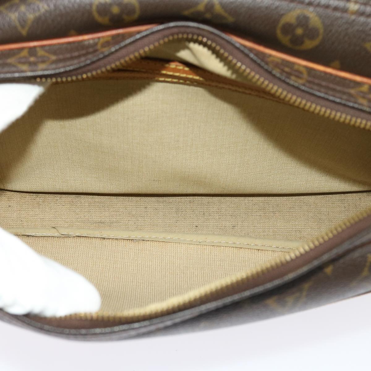 LOUIS VUITTON Monogram Reporter PM Shoulder Bag M45254 LV ar10208