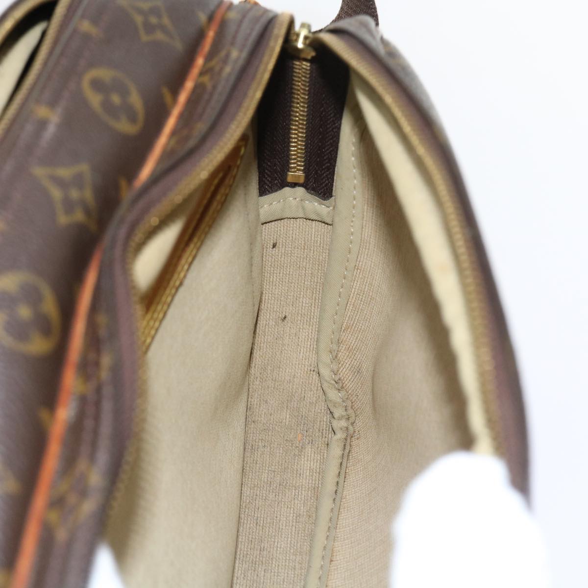 LOUIS VUITTON Monogram Reporter PM Shoulder Bag M45254 LV ar10208