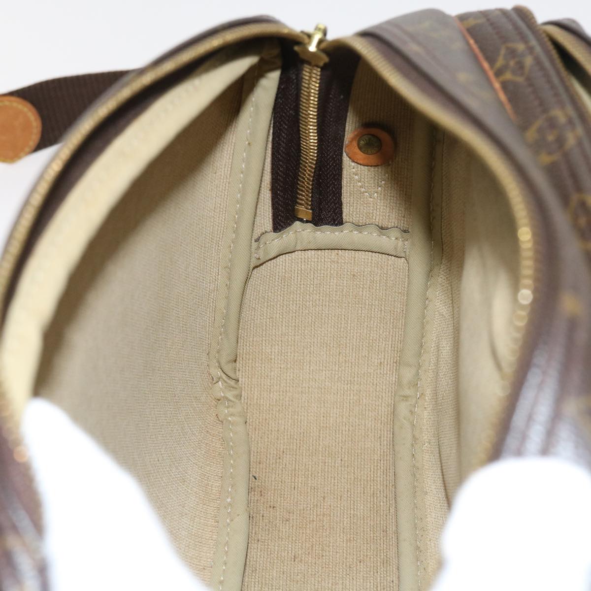 LOUIS VUITTON Monogram Reporter PM Shoulder Bag M45254 LV ar10208