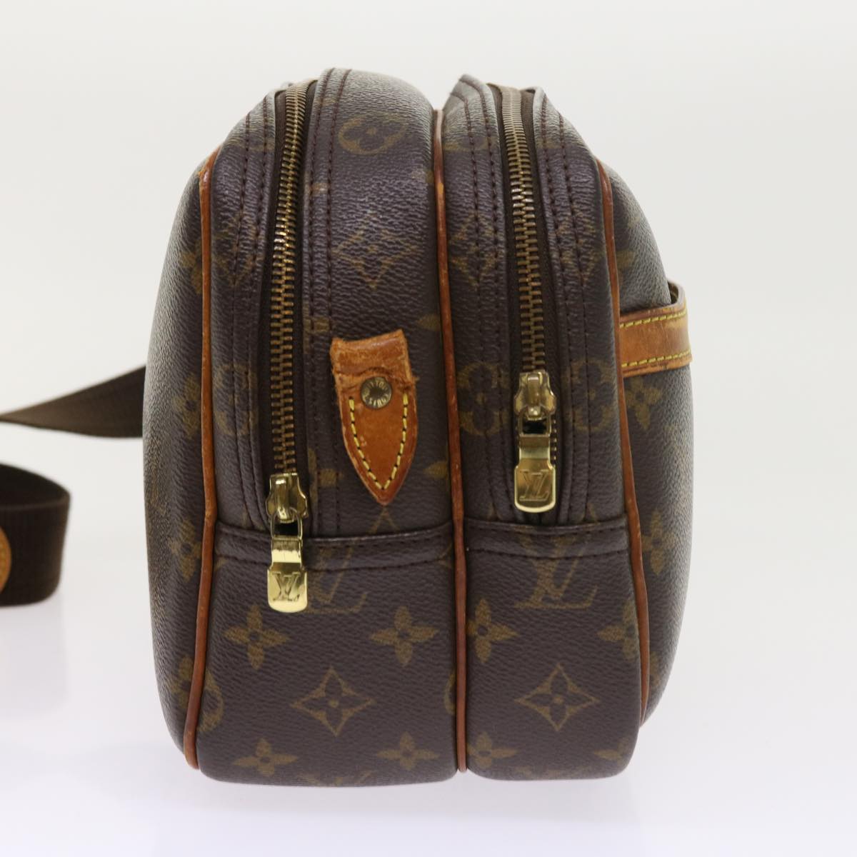 LOUIS VUITTON Monogram Reporter PM Shoulder Bag M45254 LV ar10208
