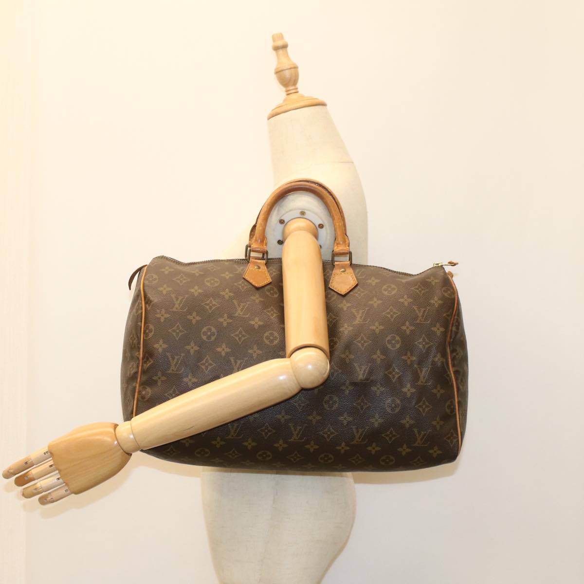 LOUIS VUITTON Monogram Speedy 40 Hand Bag M41522 LV ar10209