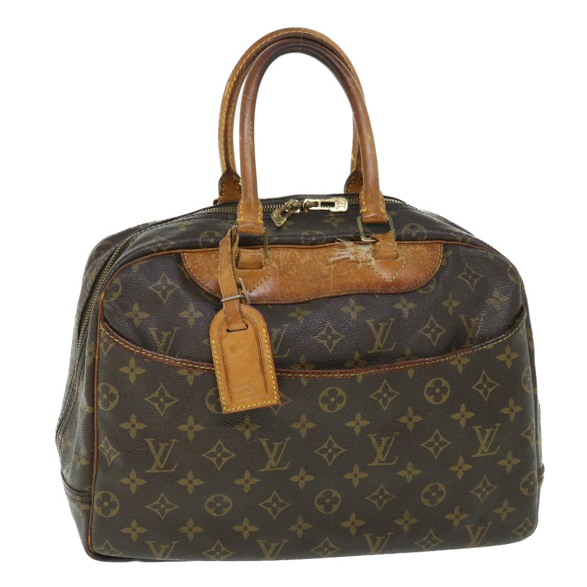 LOUIS VUITTON Monogram Deauville Hand Bag M47270 LV ar10214