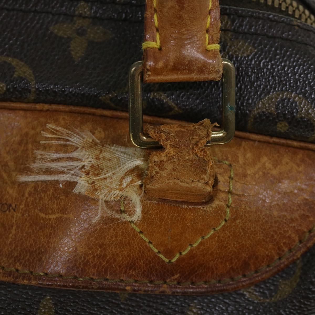 LOUIS VUITTON Monogram Deauville Hand Bag M47270 LV ar10214