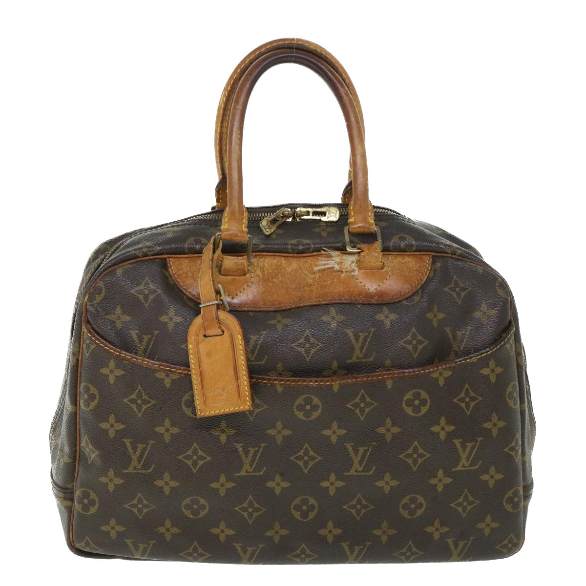 LOUIS VUITTON Monogram Deauville Hand Bag M47270 LV ar10214