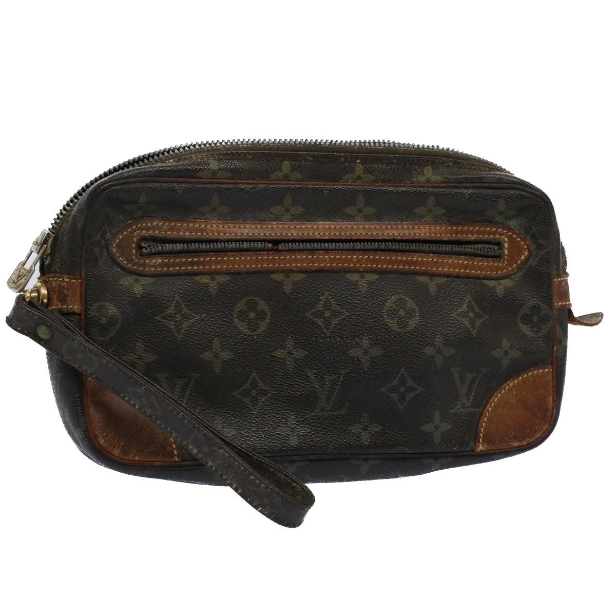 LOUIS VUITTON Monogram Marly Dragonne GM Clutch Bag M51825 LV ar10228