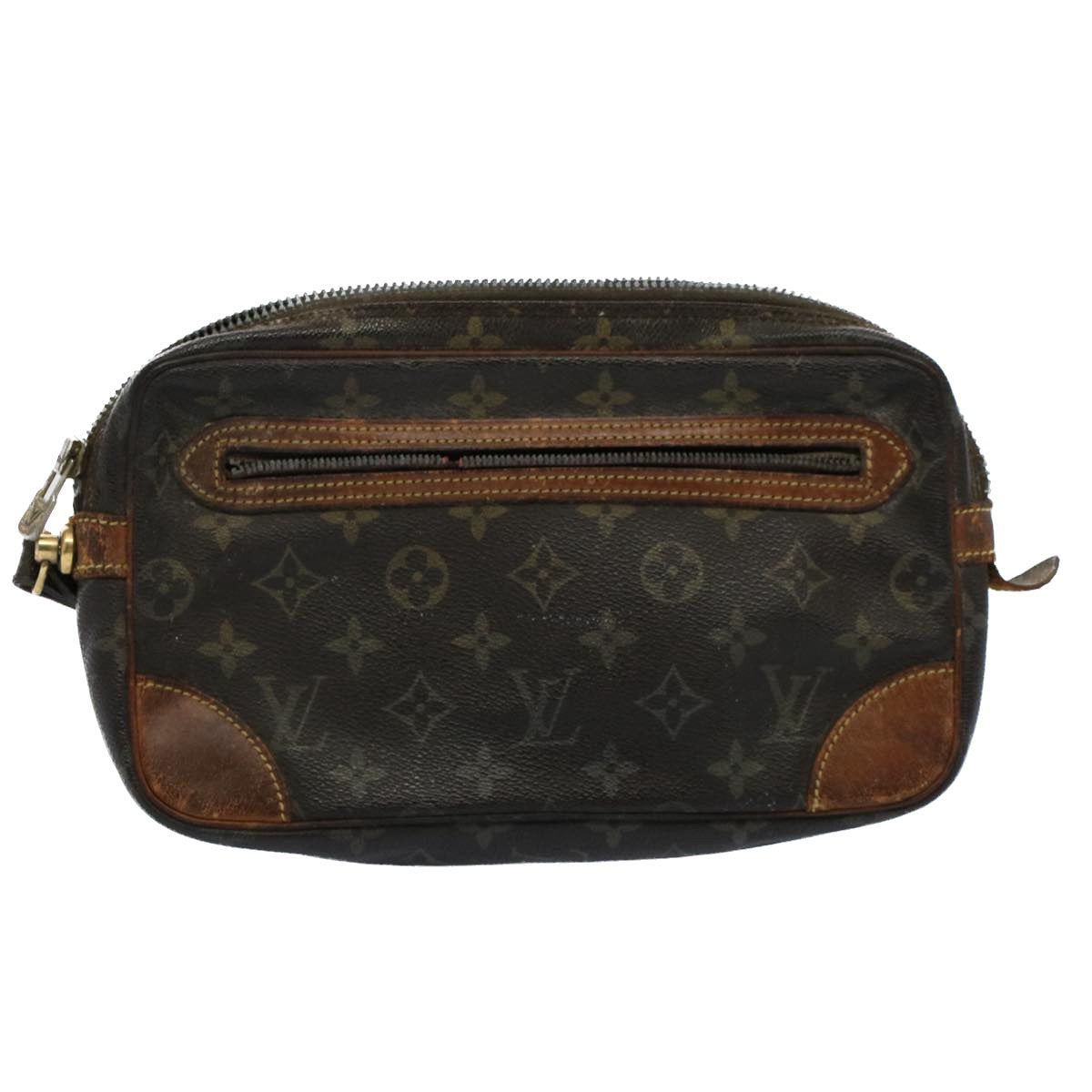 LOUIS VUITTON Monogram Marly Dragonne GM Clutch Bag M51825 LV ar10228