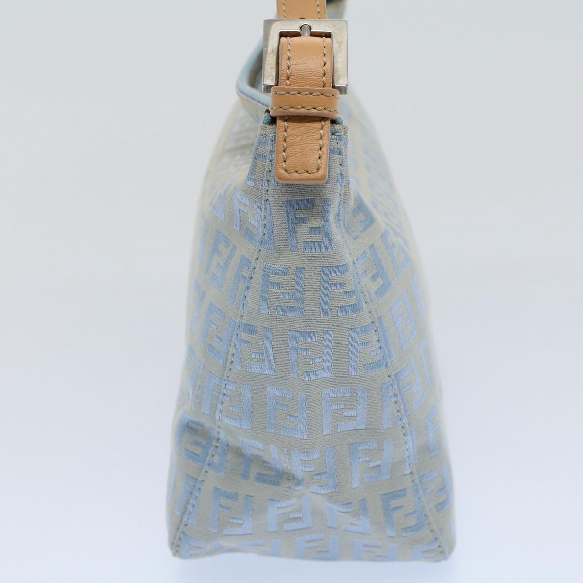 Luxury FendiZucchino Canvas Hand Bag Bluear10327