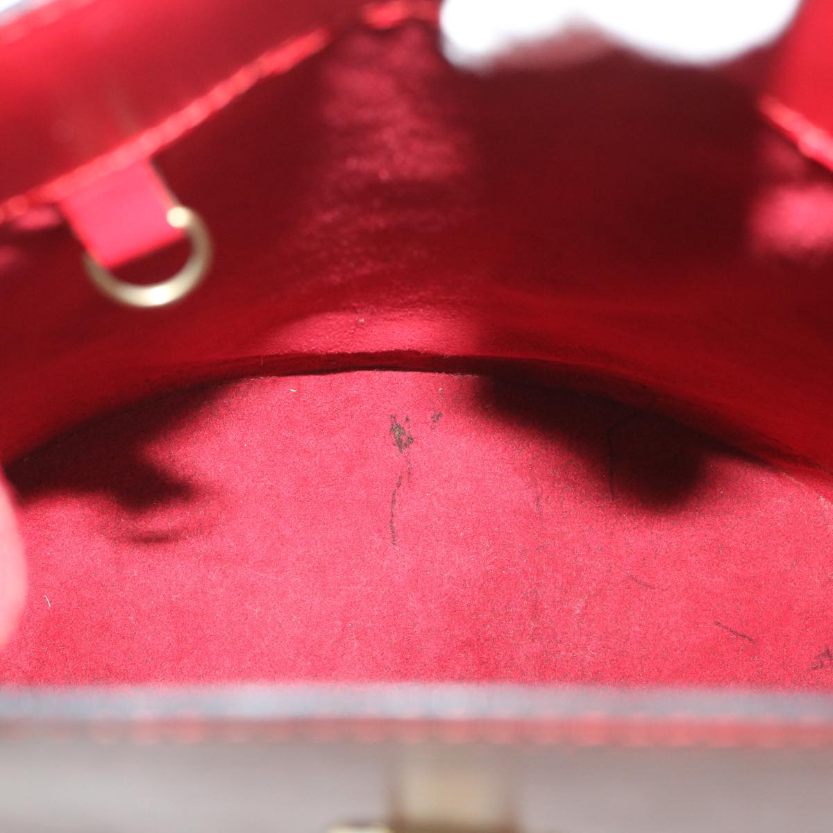 LOUIS VUITTON Epi Cluny Shoulder Bag Red M52257 LV ar10346B