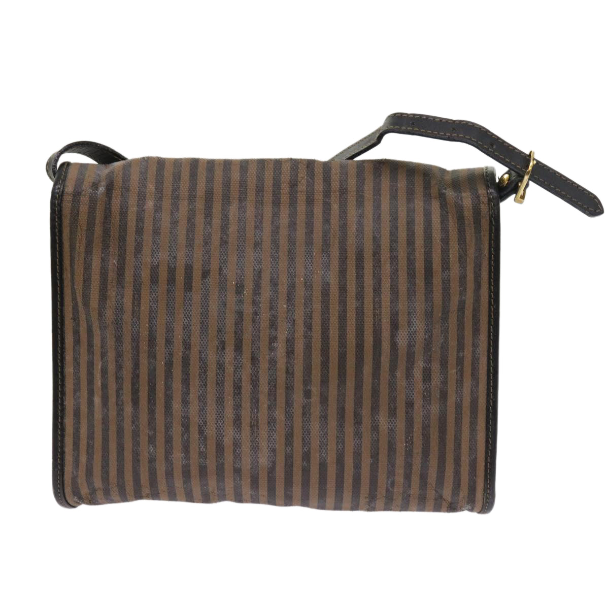 Luxury FendiPecan Canvas Shoulder Bag Brownar10375B