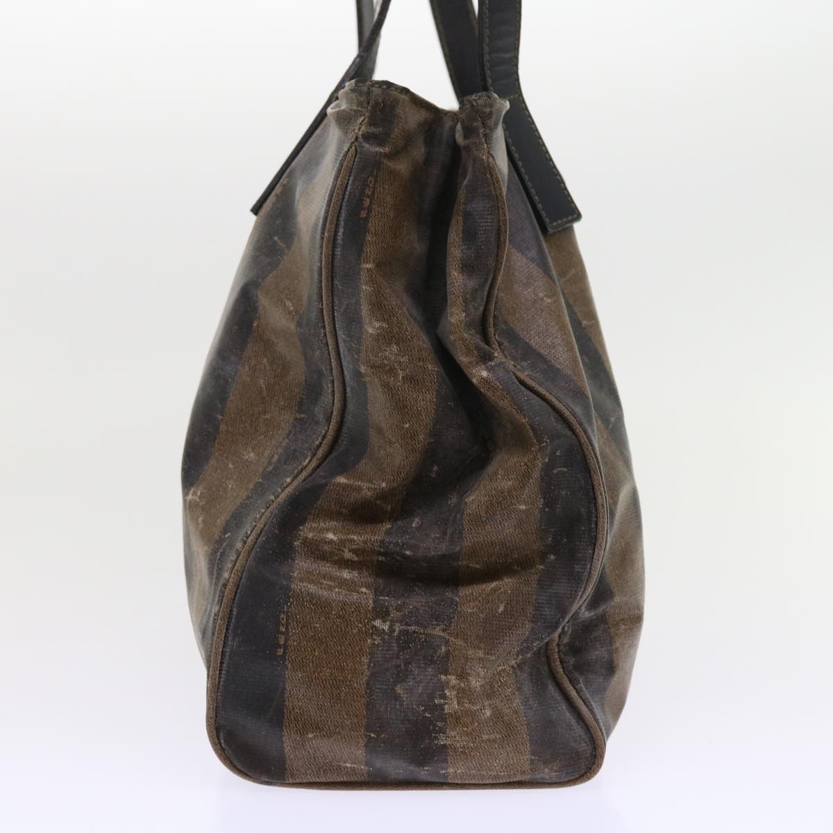 Luxury FendiPecan Canvas Shoulder Bag Coated Canvas Brownar10390B