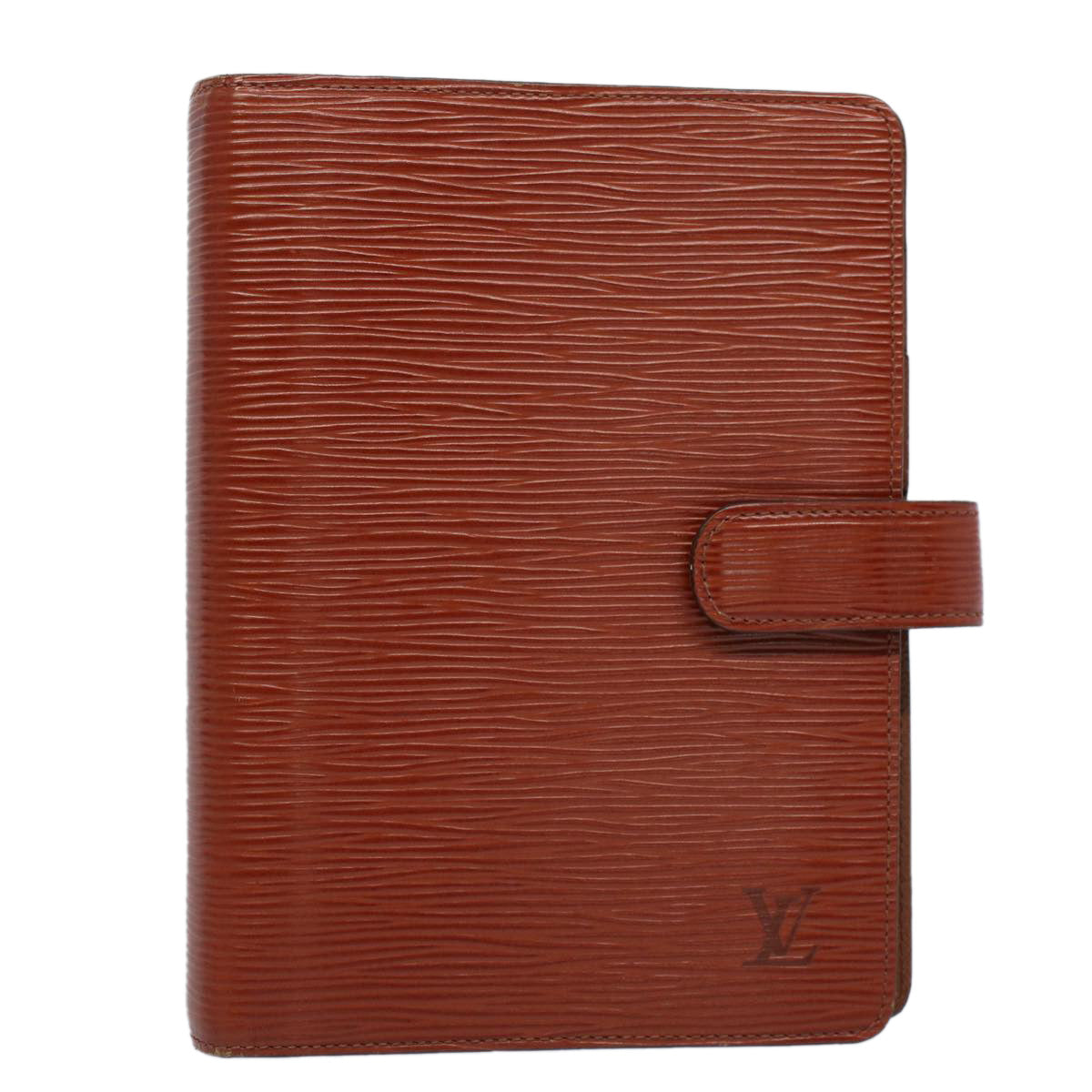 LOUIS VUITTON Epi Agenda MM Day Planner Cover Brown R20043 LV ar10428