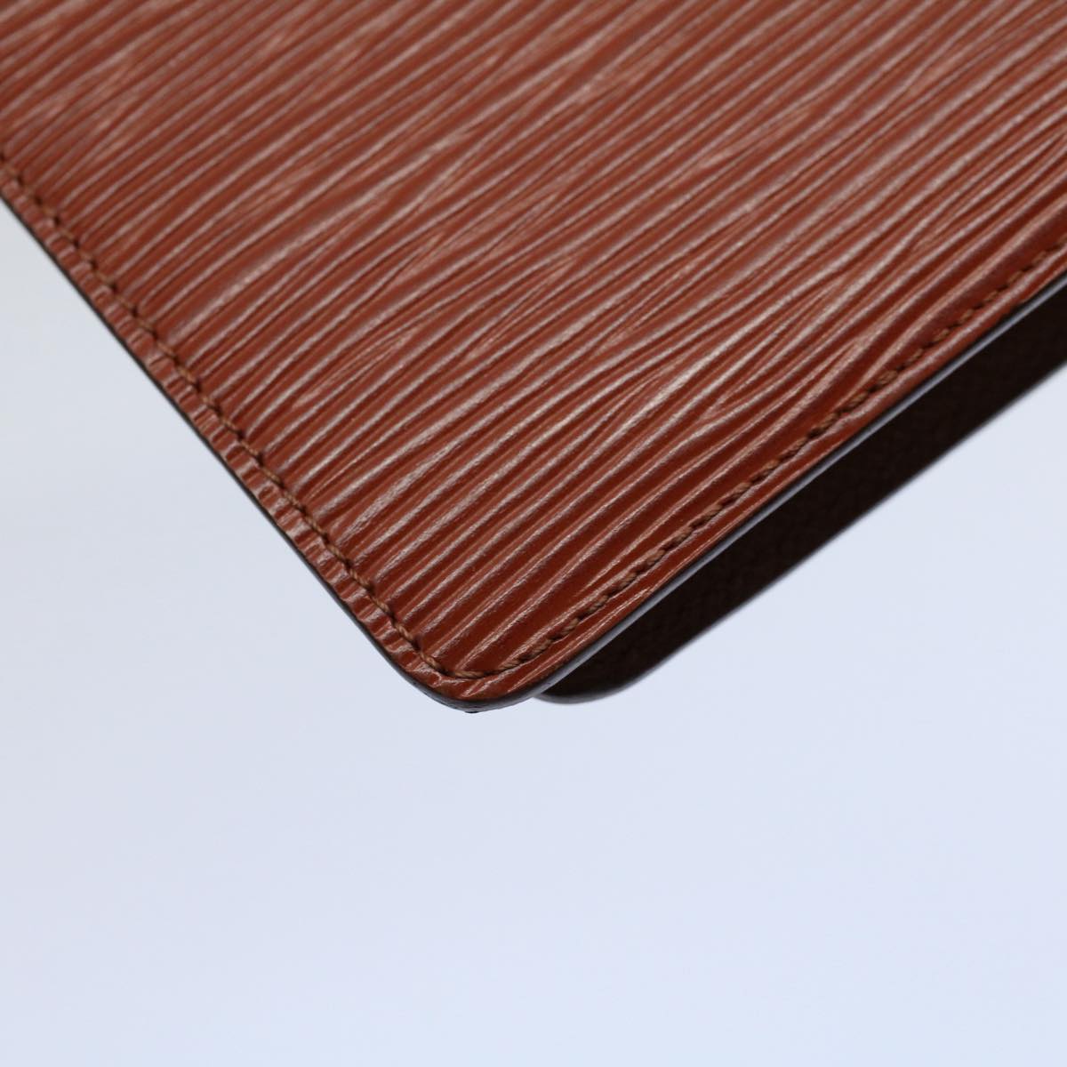 LOUIS VUITTON Epi Agenda MM Day Planner Cover Brown R20043 LV ar10428