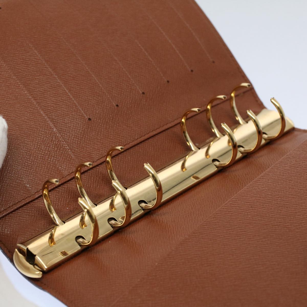 LOUIS VUITTON Epi Agenda MM Day Planner Cover Brown R20043 LV ar10428