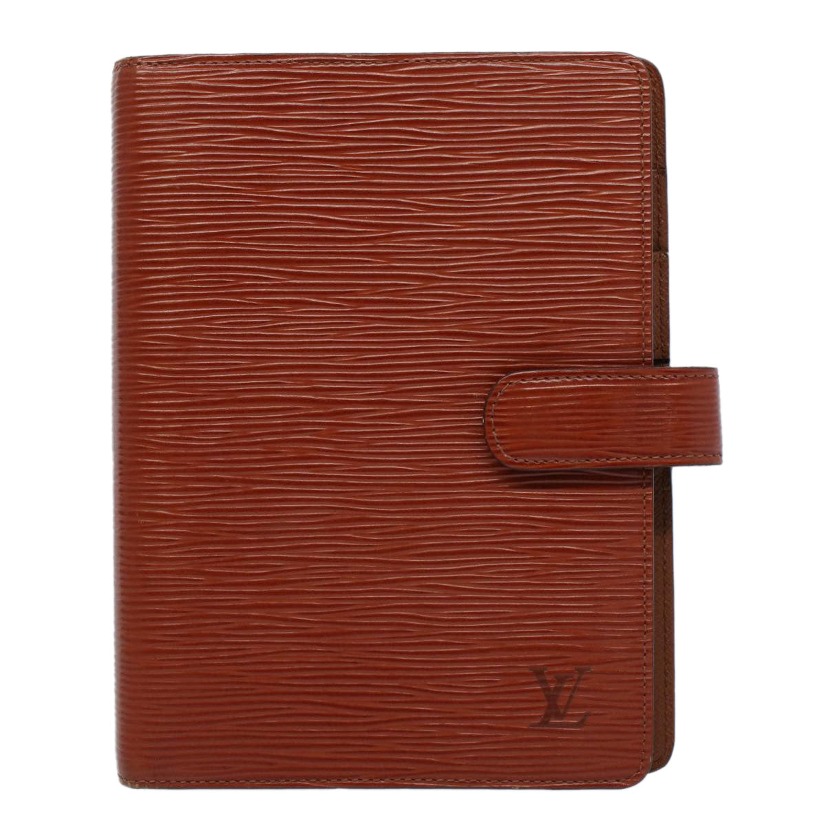 LOUIS VUITTON Epi Agenda MM Day Planner Cover Brown R20043 LV ar10428