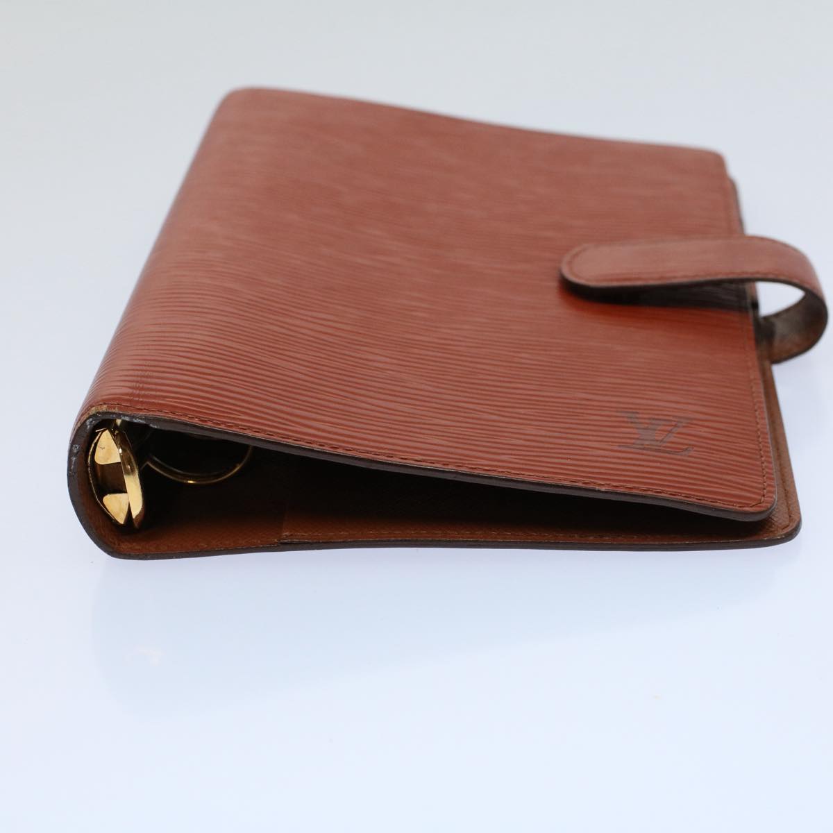 LOUIS VUITTON Epi Agenda MM Day Planner Cover Brown R20043 LV ar10428