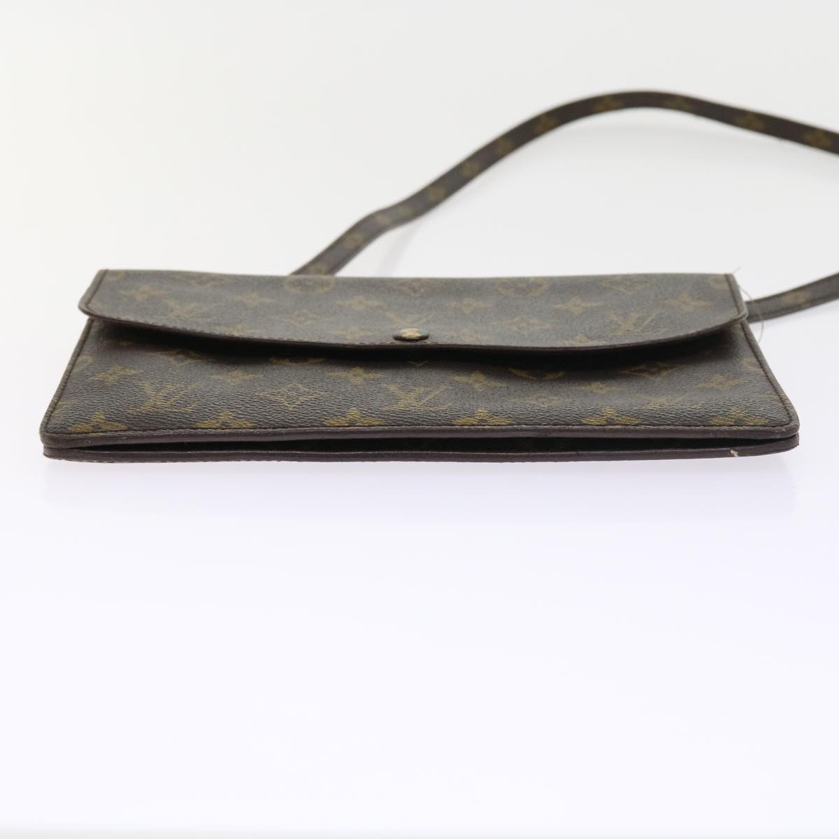 LOUIS VUITTON Monogram Double Rabat Shoulder Bag M51815 LV ar10429