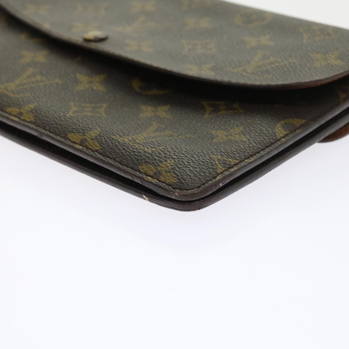 LOUIS VUITTON Monogram Double Rabat Shoulder Bag M51815 LV ar10429