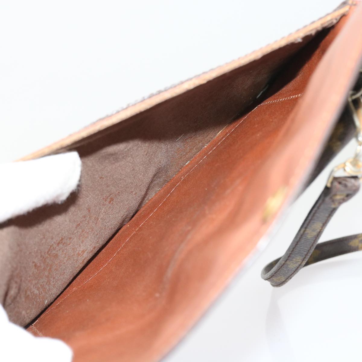 LOUIS VUITTON Monogram Double Rabat Shoulder Bag M51815 LV ar10429
