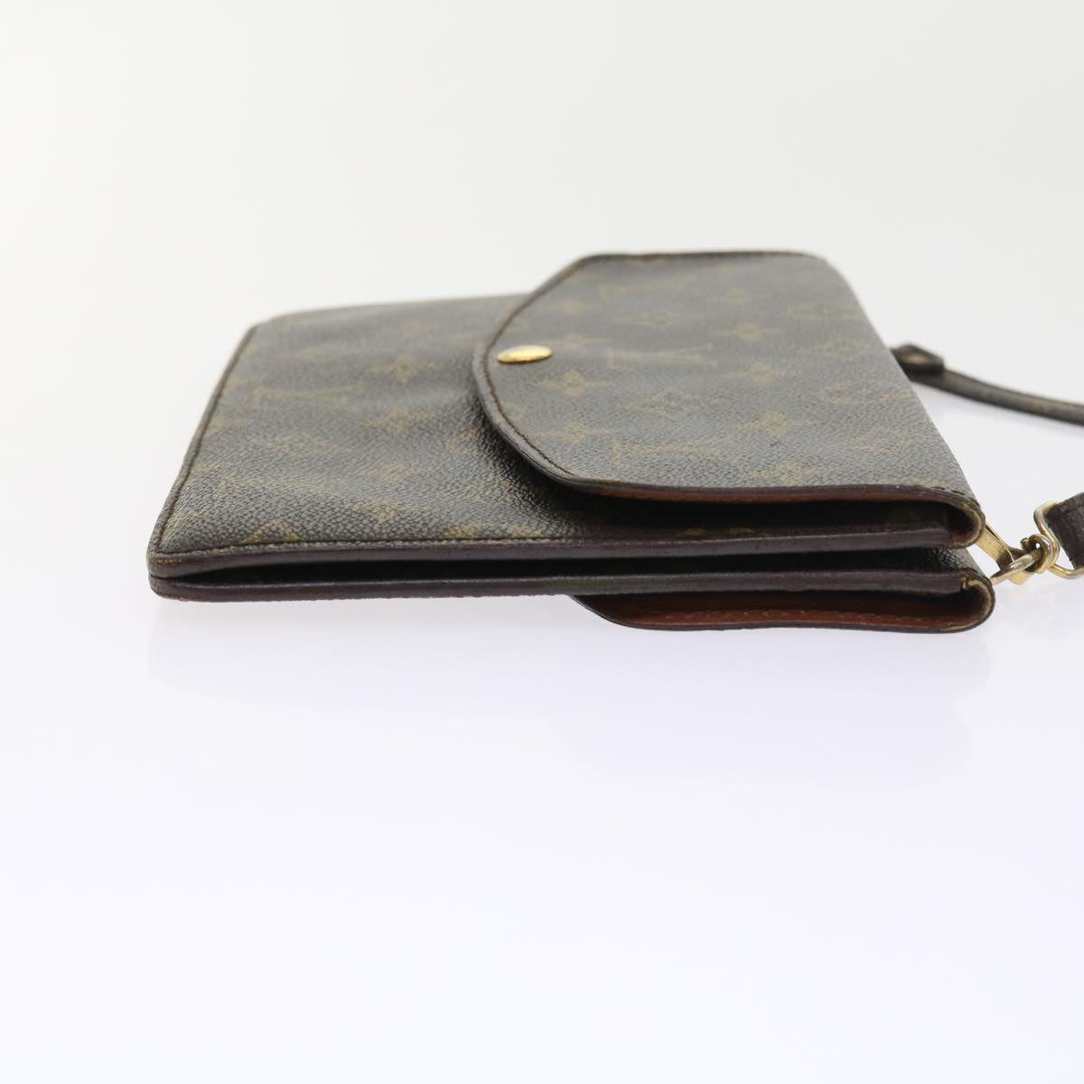 LOUIS VUITTON Monogram Double Rabat Shoulder Bag M51815 LV ar10429