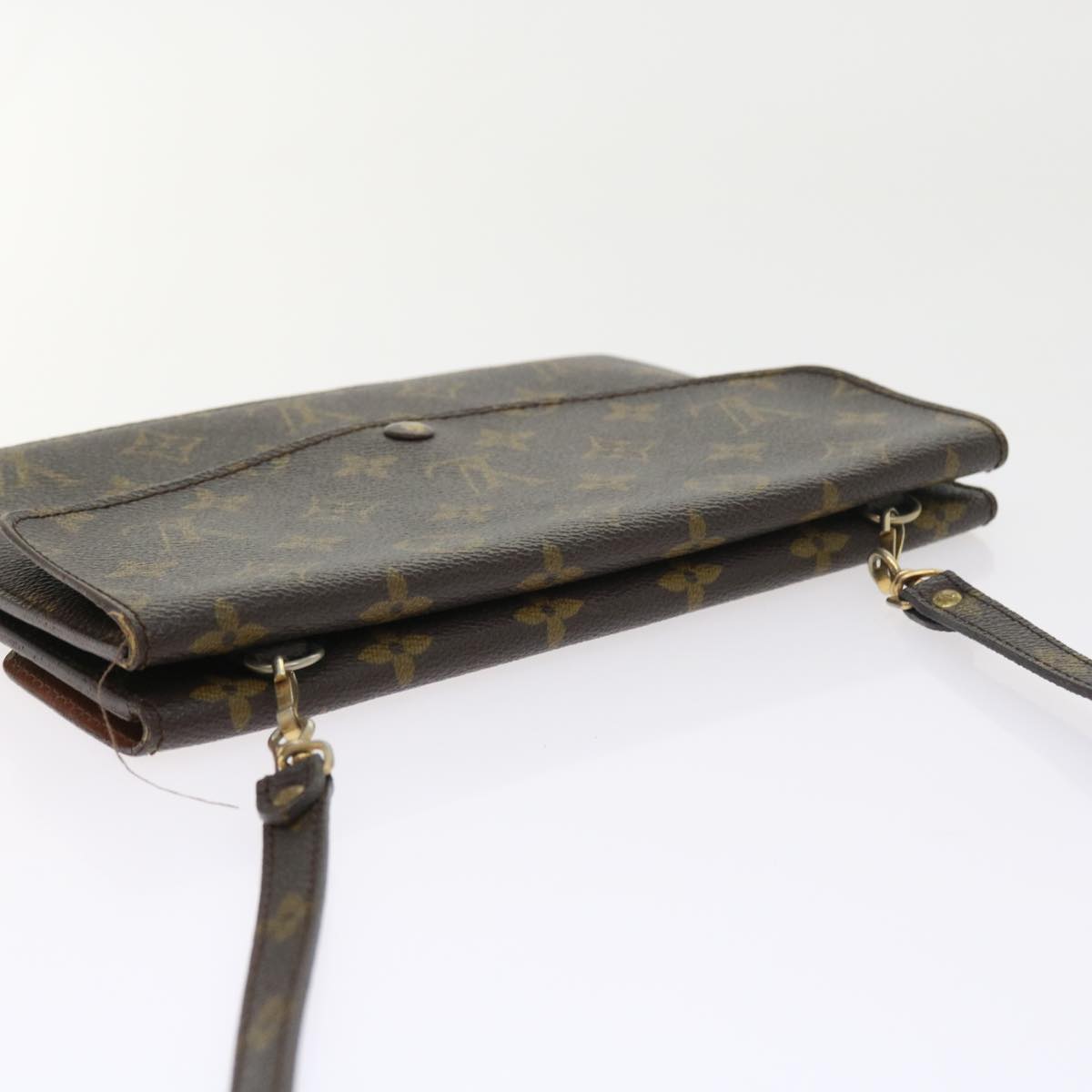 LOUIS VUITTON Monogram Double Rabat Shoulder Bag M51815 LV ar10429