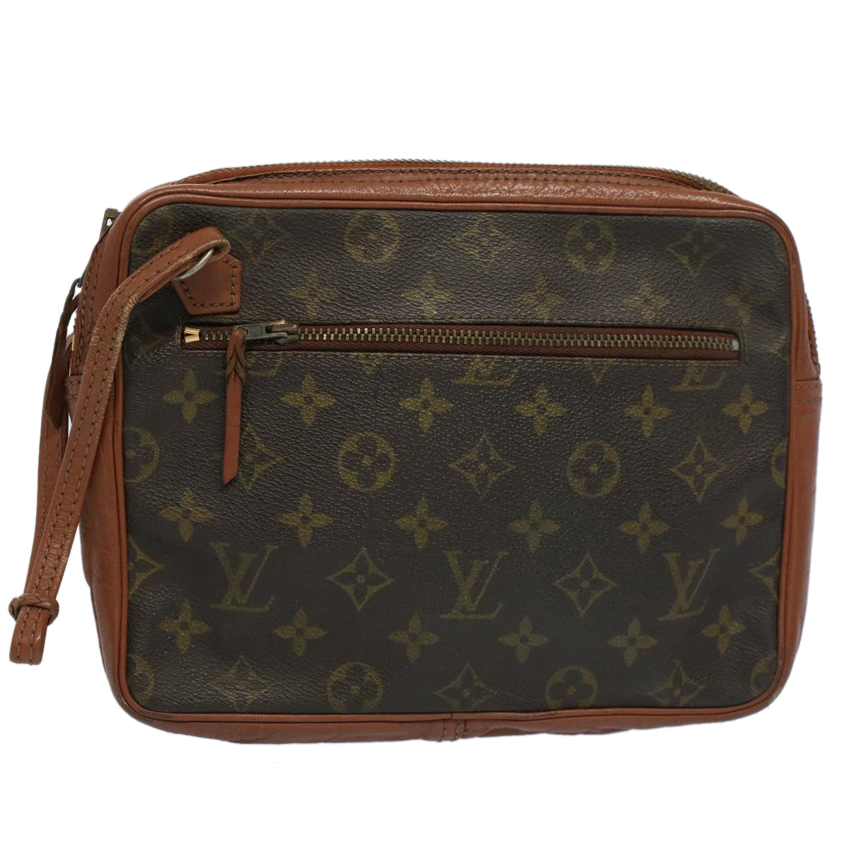 LOUIS VUITTON Monogram Pochette Sports Clutch Bag No.183 LV ar10431