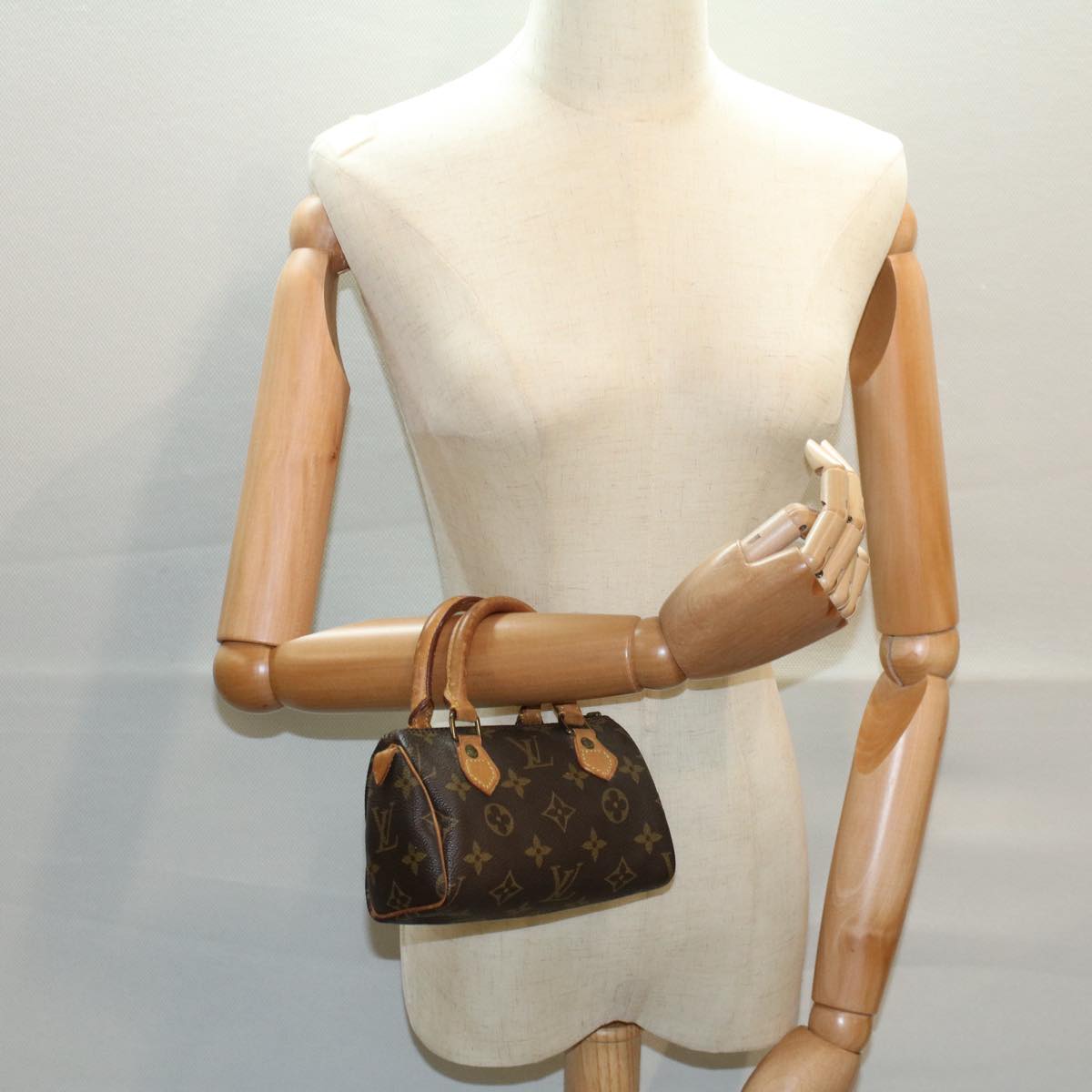 LOUIS VUITTON Monogram Mini Speedy Hand Bag M41534 LV ar10434